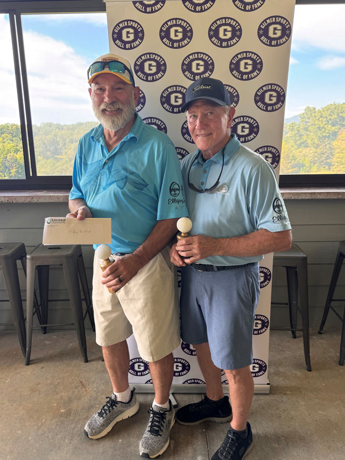 1st Place First Flight: Gary Middleton & Larry Daniel